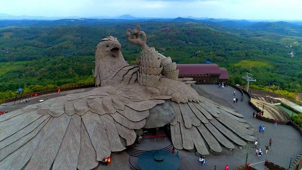 world's largest bird sculpture jatayu statue