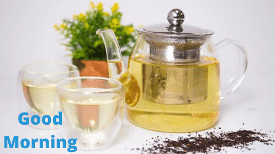 good morning images with tea