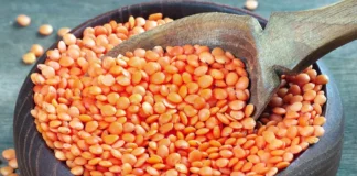 lentils glycemic index and nutrional facts